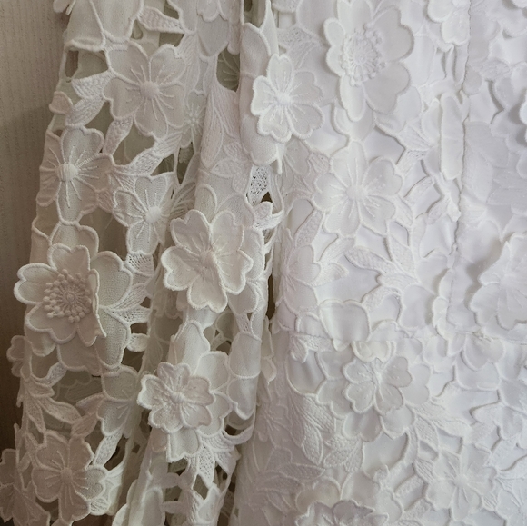 Nwt Boston Proper Elegant White Lace Dress - Picture 5 of 11